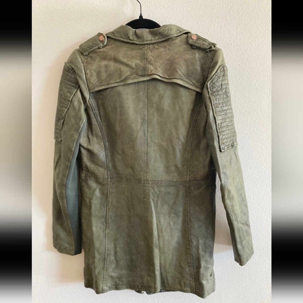 Doma x Free People Full Extension Leather Moto Jacket - Picture 6 of 16